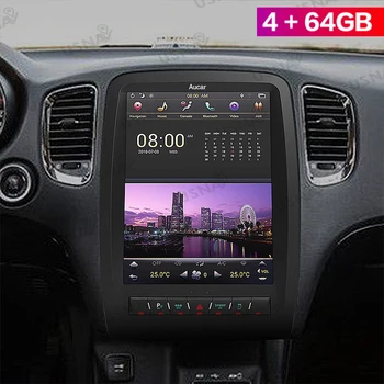 USNAV Tesla stiliaus Dodge Durango 2011-2019 Android 9.0 4gb carplay multimedia Car Radio, GPS Navigaciją Stereo 1din headunit