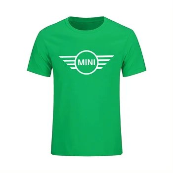 Mini Cooper automobilių spausdinimo vyrų ir moterų automobilį T-shirt asmenybės dizaino vyriški o-kaklo Medvilnės trumpomis Rankovėmis T-Shirt karšto pardavimo 2021