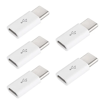 5 VNT Išskirtinį Mažų Mikro USB-C Tipo-C USB 3.1 Duomenų Įkrovimo Adapterio, Patogus Bendrojo Pažangaus Produkto Adapteris Keitiklis
