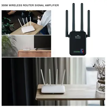 Wireless Range Extender Wifi Kartotuvas Belaidžio Maršrutizatoriaus 1000Mbps Dual Band 2.4 GHZ Wi-Fi Signalo Namų Interneto Stiprintuvas