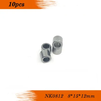 10vnt/daug NK08/12 NK8/12 miniture adatą guolis be vidinio žiedo NK0812 8*15*12 mm guolis