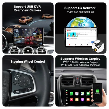 EKIY Už KIA Rytą Picanto Kairėje Ratai 2011-Android 10.0 Automobilio Radijo Multimedia, GPS WIFI Carplay Stereo Auto 6G 128G 9