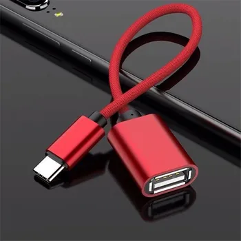 Tipas-C OTG Adapterio Kabelis USB 3.1 C Tipo Male Į USB 3.0 Moterų OTG Duomenų Laido Adapteris 16CM