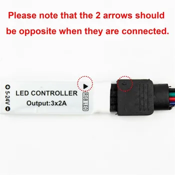 RGB Neon LED Juostelės Baterija Ratai Flash Led Juosta 5050 Lankstų Apdaila, TV Foną Juostelė Su Šviesos 24Key Nuotolinio Valdymo