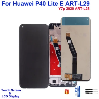 Originalą Huawei P40 Lite E MENAS-29 / Y7p 2020 Ekranas Touch Screen LCD skaitmeninis keitiklis Surinkimas Remontas Telefono Dalių Pakeitimas