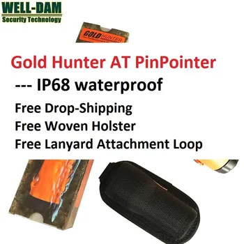 Nemokamas pristatymas Aukso Medžiotojai IP68 vandeniui pinpointer rankinį metalo detektorių po žeme aukso detektorius