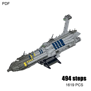 SS Interstellarx Mažų Dalelių Building Block Serijos SS Erdvėlaivis Star Destroyer Surinkti Žaislą Modelis Berniuko Gimtadienio Dovana