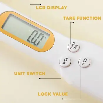 500g/0.1 g Skaitmeninis Matavimo Šaukštai LCD Ekranas, Elektroninis Šaukštas Svoris Volumn Maisto Svėrimo Skalės