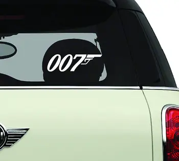 James Bond 007 Balta SCI-FI/Komiksai/Games Automobilių Decal/Buferio Lipdukas 10cm