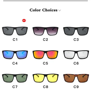 Nauja Vasaros Derliaus Aikštė Akiniai nuo saulės Vyrams, Prekės ženklo Dizaineris Veidrodėlis Juodas Vyras Saulės akiniai Vyras Oculos De Sol gafas