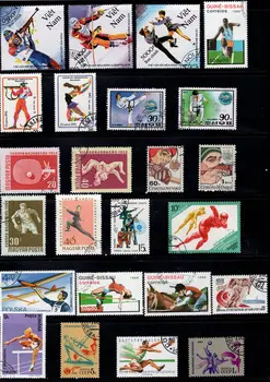 50Pcs/Daug Sporto Antspaudas Tema Visi Skirtingi Iš įvairių Šalių, NE Kartoti Pašto ženklai su Pašto Ženklą, skirtą Rinkti