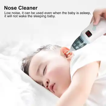 Vaikams Kūdikių Nosies Aspirator Elektros LED Ekranas, Nosies Švaresnis Inhaliatorių Naujagimių Aspire Įranga, Ausies Priežiūros užkirsti Kelią Moliuskui Aspirator