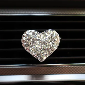 Spindintys Meilės Automobilio Ventiliacijos Kvepalai Įrašą Kūrybos Širdies formos Vestuvių Automobilių Apdaila, Automobilių Aromaterapija Ventiliacijos Įrašą