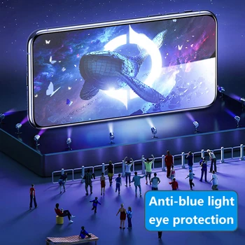 2vnt/daug Kovos su Mėlyna Šviesa Grūdintas Stiklas Realme X7 Max 5G GT Neo Apsauginės Plėvelės Realme 8 7 Pro 7i Matte Screen Protector