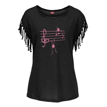 Nauja Vasaros Naujovė Muzikos Įrašus Moterų Medvilnės Kutas Atsitiktinis marškinėliai Juokinga Tees Trumpas Rankovės O-kaklo moteriški Drabužiai marškinėliai