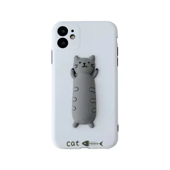 Trimatis katė tinka apple xs / 11 promax po iPhone8 pora 7 plus soft shell