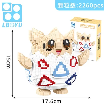 Anime Pokemon Le Baiyu Naujus Produktus, Suderinamus Vaikų Montavimas Žaislai, Micro Diamond Mažų Dalelių Blokai Dovanos