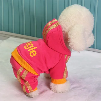 Naminių šunų drabužius Hoodies drabužius mažų šunų, naminių Gyvūnėlių Jumpsuit Žiemos drabužių čihuahua augintiniai kailis prancūzų Buldogas Kostiumai