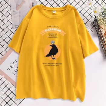 Moterų Japonų Anime Haikyuu Marškinėliai Fukuronaki Aukštųjų Mokyklų T Shirts Tshirts Tinklinio Klubas Trumpas Rankovės Tees Apvalios Kaklo Viršūnes