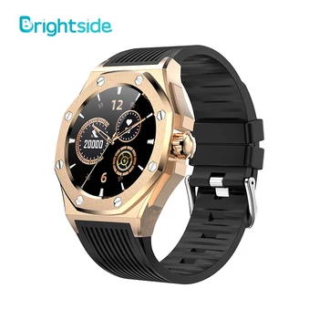 Brightside F9 Luxury Smart Žiūrėti Aukso Vyrai su Širdies ritmo Sporto Fitness Tracker Daugiafunkcį IP67 Smartwatch Vyrų 2021 NAUJAS