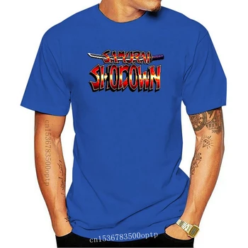 Naujas Samurai Shodown (SNES Pavadinimas Ekranas) marškinėliai samurai shodown snes super snk neo geo arcade fatal fury