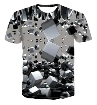 2021 nauja, vyriški T-shirt atsitiktinis trumparankoviai O-kaklo mados juokinga spausdinti 3D T-shirt vyrai/moterys T-shirt aukštos kokybės didelio dydžio