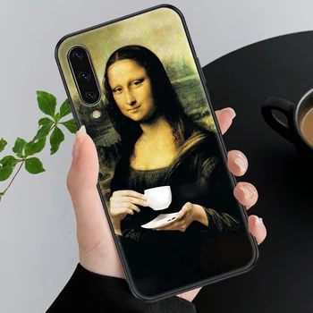 Mona Lisa Menininko Tapybos Telefono dėklas, Skirtas Samsung 