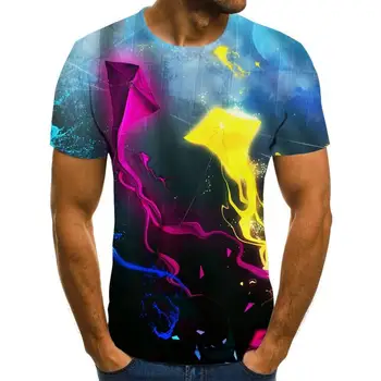 2020 Naujausias 3D T-shirt 3d Vasaros Mados T-shirt Negabaritinių vyriški marškinėliai Graphic T Shirt Žmogui Harajuku Joker Punk Drabužiai