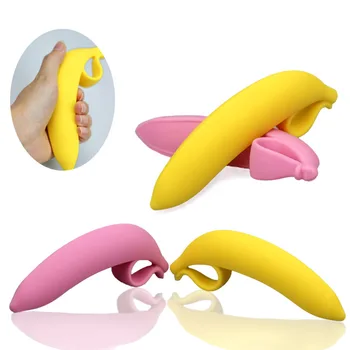 JingZhi Bananų Silikoninis Dildo Pigūs Sekso Žaislai Moterims, 18 Analinis Dildo Makšties Analinė Masturbacija Unisex Strapon Dick Minkštas Suaugusiųjų Žaislas
