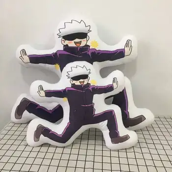 Anime Džiudžiutsu Kaisen Gojo Satoru Humanoidų Pliušas Pagalvės, Pagalvėlės, Lėlės Sofos Pagalvėlių 45cm 70cm