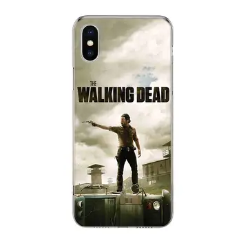 The Walking Deads Padengti Telefono dėklas Skirtas Iphone 11 12 Mini Pro 7 6 X 8 6S Plus XS MAX + XR 5S SE 10 9 Str TPU Coque 