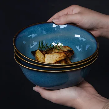 Virtuvės 300ml Japonijos choicene keramikos ryžių dubenėlį Ramen Makaronų salotos sriuba Restoranas virtuvės stalo Namų Puošybai