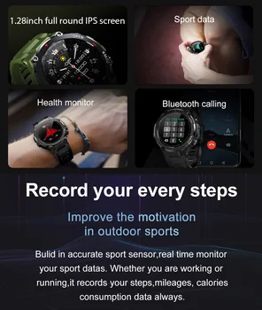 TagoBee 2021 Smart Watch Vyrai 