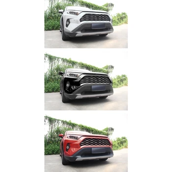54PCS Nerūdijančio Plieno Priekinės Grotelės Lipdukas Apdaila Toyota Rav 4 Rav4 2019 2020 2021 Automobilių Stilius