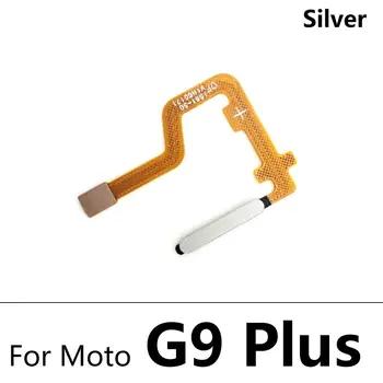 10vnt/Daug, Home Mygtuką, pirštų Atspaudų Touch ID Jutiklis Flex Kabelis Juostelę Moto G9 Plius atsarginės Dalys