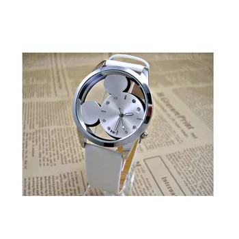 Tuščiaviduriai Fahion Prekės ženklo Dizainas Mickey Žiūrėti Vaikų Mados Laikrodžiai Gerbėjų Vyrų, Moterų Unisex Super Star Paradise Rankiniai laikrodžiai Relogio