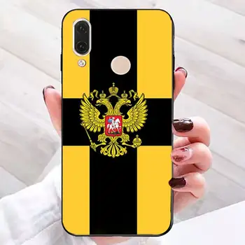 Rusija rusijos Vėliavos Herbas Minkštas Viršelis Telefoną Atveju Redmi 7 8 9 K20 30 Pro Pastaba 8 8t 9 Pro 9s