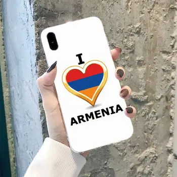 FHNBLJ Armėnijos Vėliava Minkštas Telefono Dangtelį 