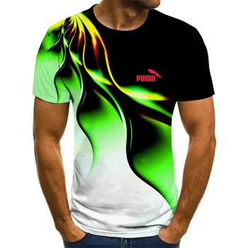 Vyriški marškinėliai trumpomis Rankovėmis 3D Spausdinimo Žaibo T-shirt Unikalus lietaus lašas T-shirt Daina, O Vasarą Vyrams