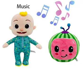 Karšto pardavimo CoCoMelon Pliušinis Žaislas Elektroninių stiliaus Animacija JJ Pliušinis Lėlės Arbūzas Lėlės Vaikų Dovana Super Baby JoJoed