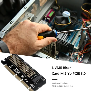 Plėtimosi Kortelės PCIE į M2 NVME Adapter PCIE SSD M. 2 M Klavišą 2230-2280 Kompiuterio Bitcoin Mining Miner BTC Prietaisai