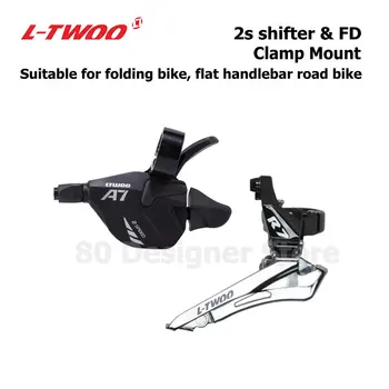 LTWOO R7 2x10 A7 10S shifter R7 front derailleur F7 shifter suderinama su sulankstomas dviratis, butas rankenos road bike