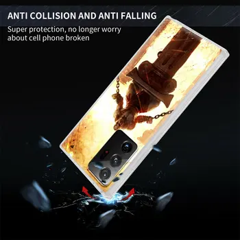 Žaidimas God Of War Soft Case For Samsung Galaxy S20 FE S21 Ultra S10 S9 Plus S8 S10e 10 Pastaba Lite 20 9 Matinis Telefono Dangtelį Shell 