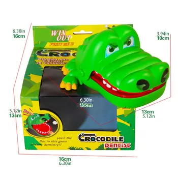 Krokodilo Dantys Kramtymas Žaislas Žaidimo Ryklys Kandžioja Pirštą Stomatologas Žaidimų, Juokinga, Žaislai Vaikams, Suaugusiems Krokodilo Įkandimo Piršto Žaislas