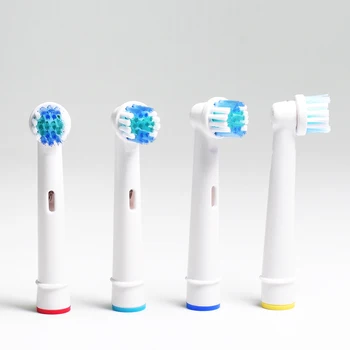 8x Pakeitimo Teptuku Vadovai Oral-B Elektrinių dantų šepetėlį Tinka Anksto Galia/Pro Sveikata/Triumph/3D Excel/Vitality Precision Clean