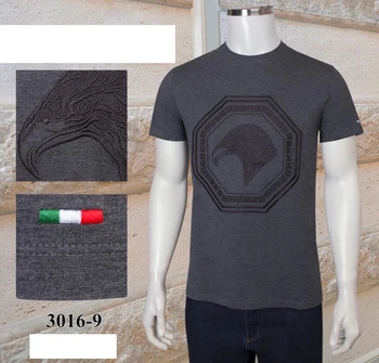 MILIJARDIERIUS T-shirt medvilnės vyrų 2021 m. vasarą naująjį o-kaklo Atsitiktinis siuvinėjimo Patogus, Plonas, Didelis dydis trumpomis rankovėmis aukštos kokybės