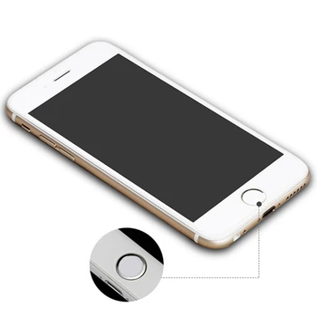 Home Mygtuką Lipdukas Raštas Klaviatūra Keycap IPhone 5s 5 6 6s 7 Plius Parama pirštų Atspaudų Atrakinti Jutiklinį Mygtuką ID