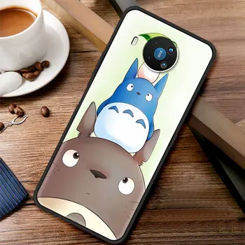 Totoro Ghibli Atkakli Animaciją Telefono dėklas Nokia 1.3 1.4 2.2 2.3 2.4 3.2 3.4 4.2 5.3 5.4 7.2 8.3 5G C3 C2 Tenen Padengti Fundas
