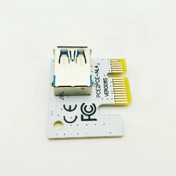 PCI 1X PCI-e X1 Stove 90 Laipsnių Stove Kortelės Adapterį į USB Stove 006 006C 007S 008S
