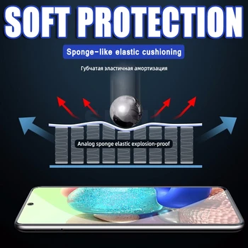 999D Screen Protector For Samsung Galaxy A50 A51 A70 A71 Pastaba 20 10 9 8 S20 Ultra Hidrogelio Dėl M31 S10e S8 S9 Plus Filmas Ne Stiklo